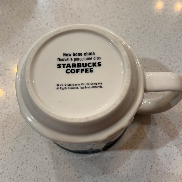 Starbucks Rare 2010 New York mug black white yellow green cityscape - Picture 4 of 4